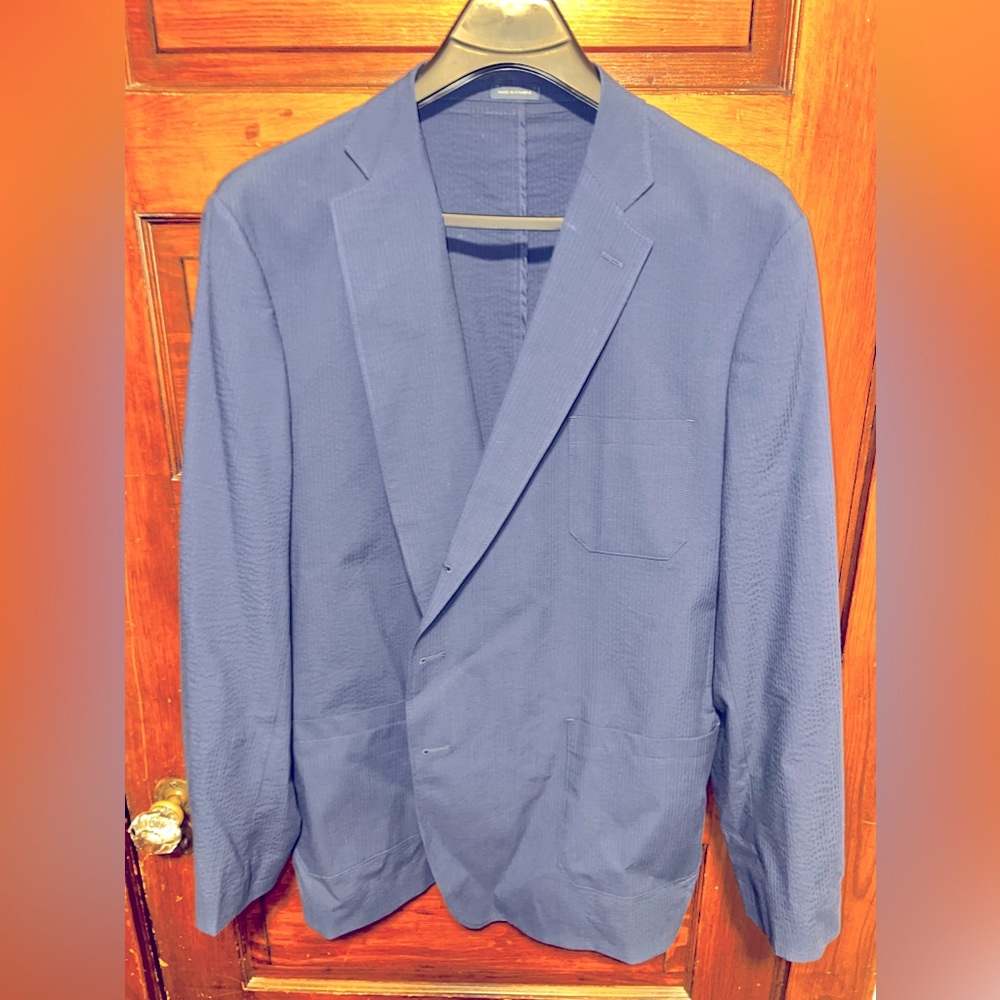 Seersucker Mens Sport Coat - 54R